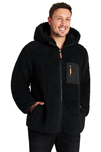 CityComfort Fleece Jacke Herren Teddy Fleece Polar Kapuzenpullover Herren...