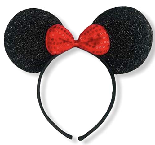 MeeTHan Mickey Minnie Mouse Ears Headbands: M4 (M1-Black)