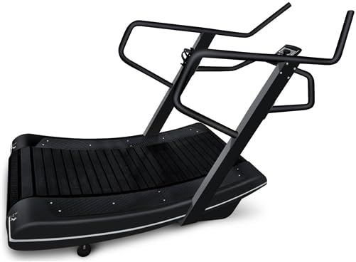 Image of French Fitness CT100 Manual Curve Treadmill w /Aluminum Belt - 6 Resistance Levels, User-Friendly Console & High Durability