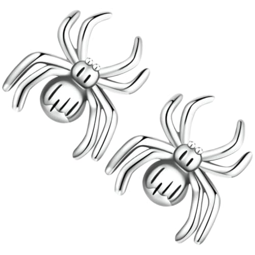 Holibanna 1par Pendientes de Araña de Ocho Patas Realistas para Mujer Aretes Ligeros y Cómodos Joyería Única para Uso Diario y Fiestas Accesorios Originales para Regalar Halloween o Navidad