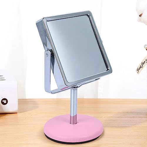 Image of NFI essentials Pack of 2 Dressing Table Cosmetic Makeup Mirror with Stand, Mirror for Multipurpose Tabletop Vanity Mirror Shaving Mirror Bathroom Mirror Magnifying Mirror Standing Mirror