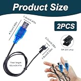 2 x ładowarka USB 3,7 V, kabel USB do ładowania akumulatora RC 400 mA SM-2P, kable litowe z wtyczką SM-2P żeńską, inteligentna ochrona IC, stabilne i bezpieczne ładowanie do samochodu drona
