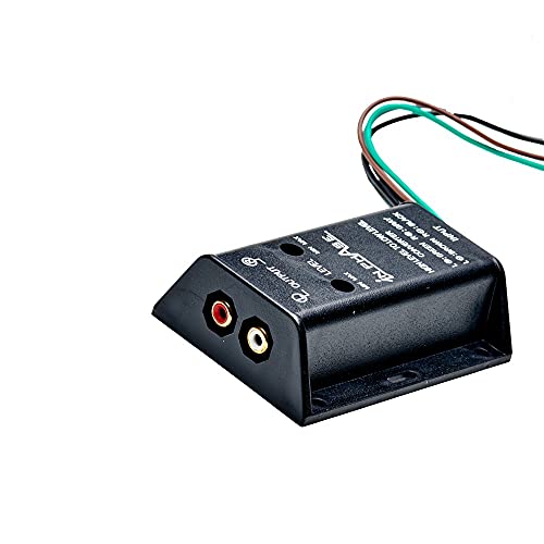 In Phase SRCA-Pro Speaker Level to RCA Converter, Black