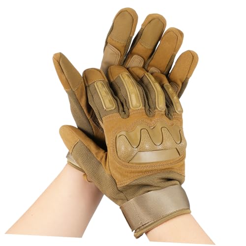 Milisten Guantes Tácticos de Motocicleta para Hombre Resistentes y Flexibles con Pantalla Táctil Diseño Reforzado y Agarre Seguro para Ciclismo Senderismo Caza y Actividades al Aire Talla