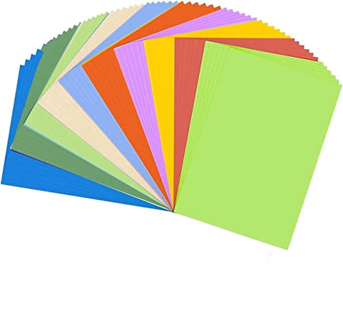 ورق ملون من مارك كيو، 100 ورقة، مقاس A4، 80 جرامًا للمتر الم...