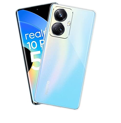 Image of COVERBLACK Rubber Back Cover for Realme RMX3686 / 10Pro Plus 5G - Transparent