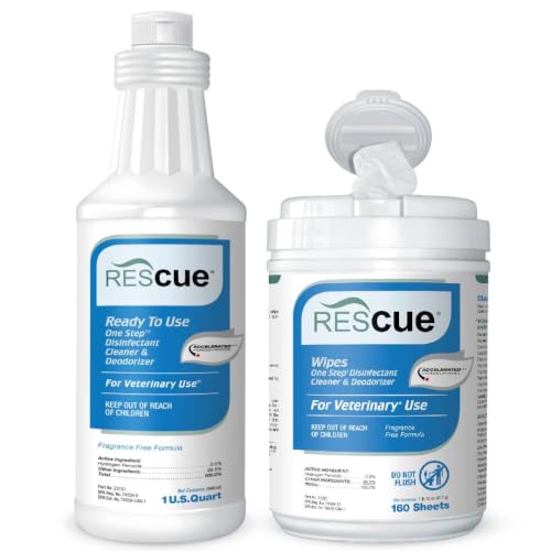 REScue Canister Wipes & RTU 32oz Disinfectant...