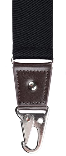 Image of Suspenders for Men with Snap Hooks Adjustable 1.4 inch Wide