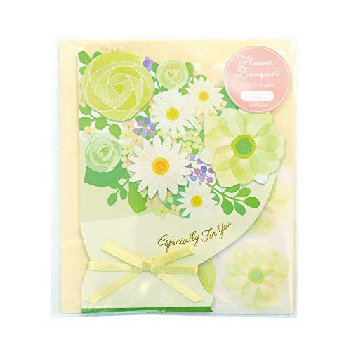 Amazon | ゼットアンドケイ フラワーブーケ色紙 プチ ホワイト