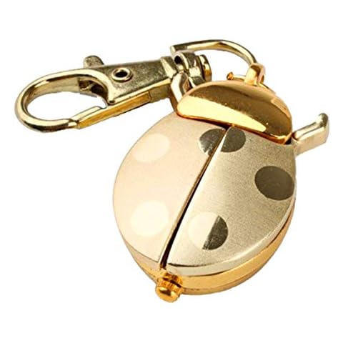 Gold Ladybug Key Chain Quartz Watch Cover