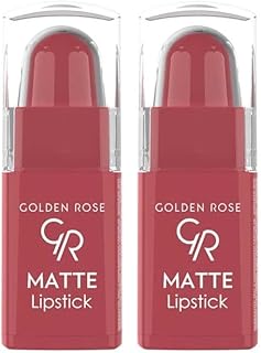 Golden Rose Matte Lipstick (Mini) No:12 - Ruj 2li paket