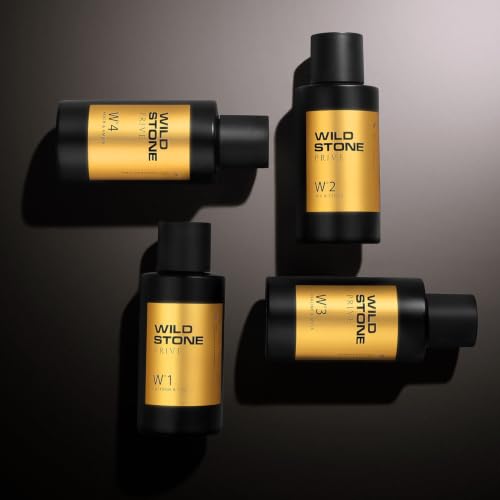 Image of Wild Stone Prive Peach & Amber Parfum for Men 100ml | Luxury Long Lasting Perfume | Citrus, Fruity & Fresh Fragrance | Premium Men's Perfume