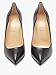Christian Louboutin Black Hot Chick 100MM Leather Pumps New (10)