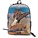 Produktbild Rucksack, Schule, Laptop, Tagesrucksack, Büchertasche, Reisen, Wandern, Camping, Tagesrucksack, Adler, Vögel, Äste, Sitzen, Schaukeln, Flügel, Raubtiere