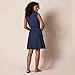 Amazon Essentials Women's Sleeveless Relaxed-Fit Woven Shirt Dress, Navy, X-Large