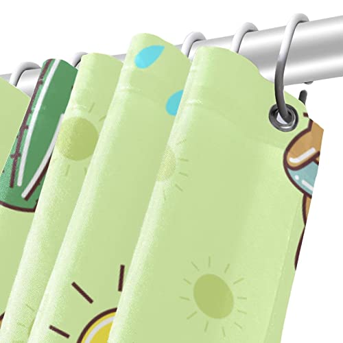 Rideau de douche chat anti-odeur 60 x 72 pour garder le sol sec et propre - 6