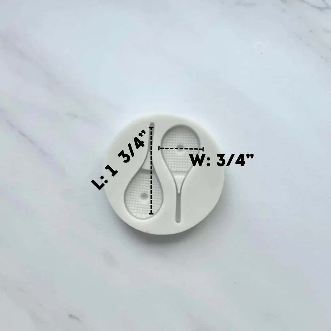 It Was All A Dream Shop Tennis Racket Duo Baking Mold for Cupcakes, Cake Pops, Chocolate Strawberries, Pretzels & Rice Krispies