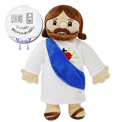 Tiralia Microwavable & Coolable Jesus Plush Doll, Cozy Laven