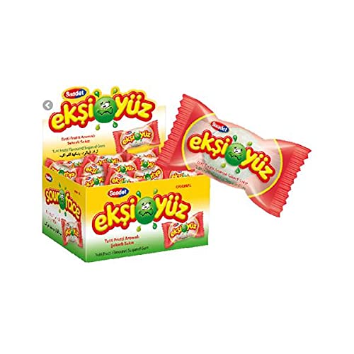 EKŞİYÜZ Şekerli Sakız 100'lü Kutu Tutti Frutti
