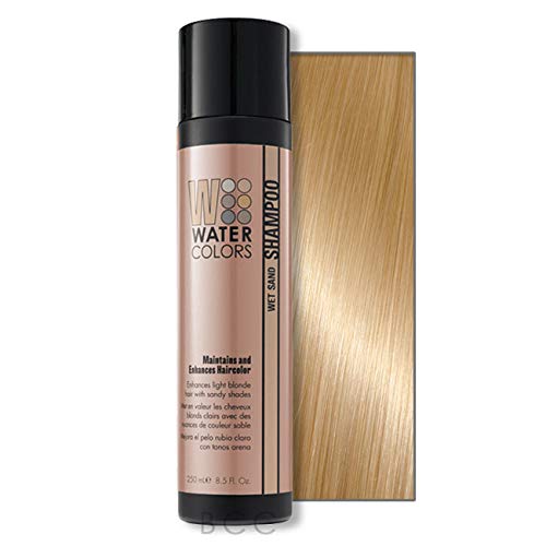 Watercolors Color Depositing Sulfate & Paraben Free Shampoo, Maintains & Enhances Haircolor - Wet Sand 8.5 Oz #TOP16