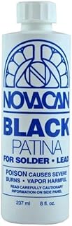 Novacan Black Patina for Solder/Lead 8oz.