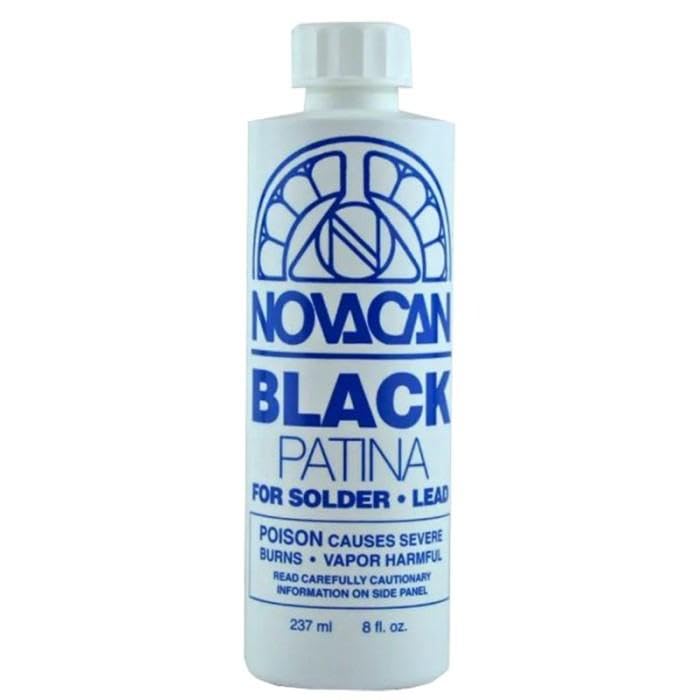Novacan Black Patina for Solder/Lead 8oz.