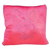  Playboy 10159200 Kissen eckig Strass-Outline dunkel pink 35 x 35 cm