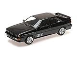 audi quattro 1980 gebraucht Miniatur Minichamps – Audi Quattro – 1980 – Echelle 1/18, 155016121, schwarz Metall