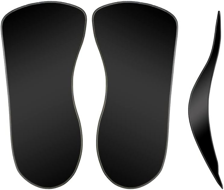 TOWINOTOWINO® High Arch Support Half Insole Fits for Flat Feet Orthotics Foot Care Plantar Fasciitis for Foot & Heel Pain Relief Perfect For Any Sports Shoe, Gym, Jogging,Comfortable,Durable Made In India (Female (Small))