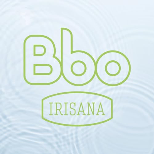 Irisana - Bottiglia - 550 ml - Verde - 7 x 7 x 25