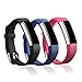 I-SMILE Bands for Fitbit Alta/ Fitbit Alta HR, 3PCS Newest Colorful Replacement Wristband With Secure Clasps for Fitbit Alta Only(No tracker, Replacement Bands Only)