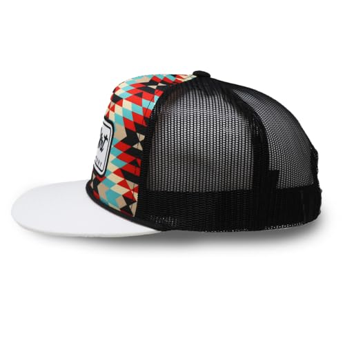 Image of Red Dirt Hat Company Fandango White /Geo /Black Cap