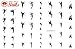 Disney Tinkerbell clear vinyl PEEL and STICK nail decals (NOT WATERSLIDE). Set of 39 by One Stop Nails CV-DTB-001-40