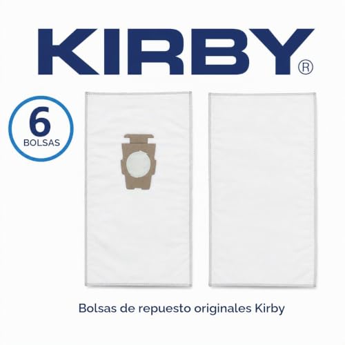 Miniatura 4 de Kirby Microallergen Plus Hepa Filter Bags 6-Pack Part 204814 Compatible With F Twist-Style Vacuums Micron Magic, Polipropileno, Blanco, 6
