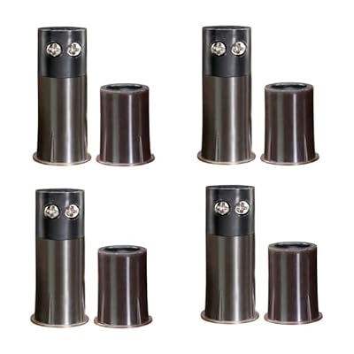 Magnetic Reed Switch Surface Mount Wired Door Window Alarm, Magneti Door Switch, Contact Sensor, for Home Security and Burglar Alarm Systems (4 Sets Brown)