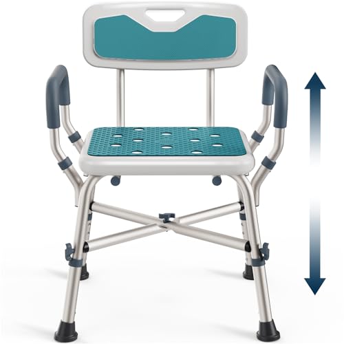 Heavy Duty Shower Chair with Padded Arms