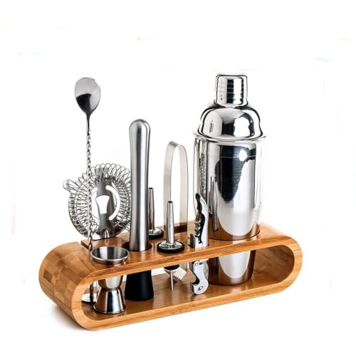 Set Coctelera y Accesorios 12 Piezas Acero Inoxidable