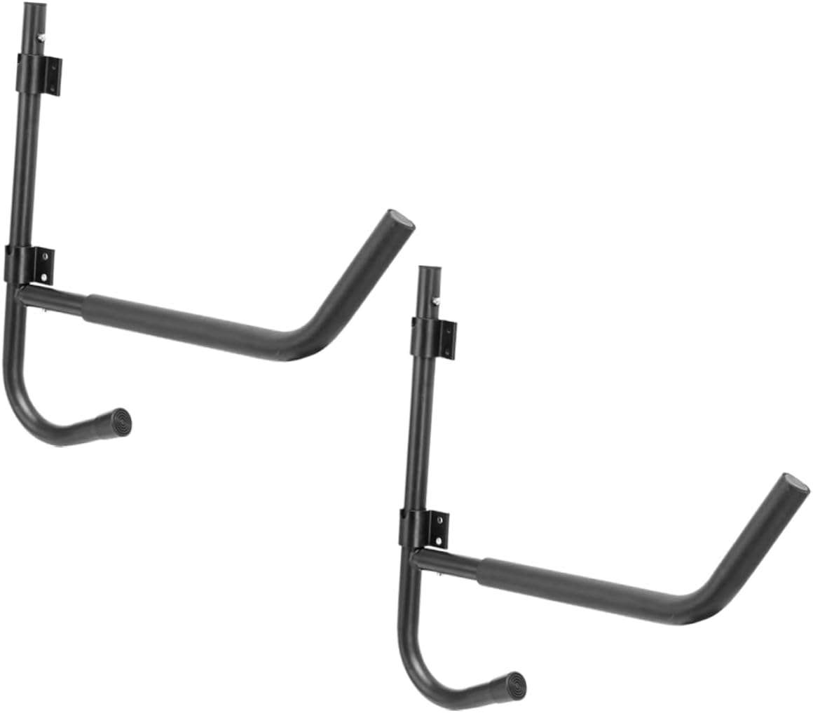 2sets Folding Kayak Storage Holders Heavy Duty Indoor Rack for Canoes and Paddleboards Wall-Mounted Utility Hangers for Space-Saving Organization