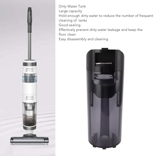 BTCKFC Schmutzwassertank, großes Fassungsvermögen, auslaufsicher, Vakuum-Ersatz-Schmutzwassertank für 2.0lcd Led