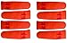 JQuad Outdoors (8 Pack) Safety Keychain Marine Whistle Boating Camping Hiking Emergency Survival Ice Fishing Rescue