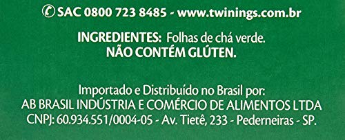 Twinings Chá Verde 20g (pacote de 10 saquinhos)