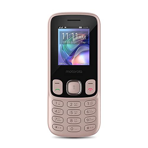 Image of Motorola a50 (Rose Gold) - Dual Sim Keypad Mobile with Expandable Memory Upto 32GB, Rear Camera, 1750 mAh Big Battery, 6 Indian Languages Input Support