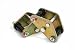 Daystar, Jeep CJ Front ¾" Towing Greasable Shackle, fits 1976 to 1986 2/4WD, KJ61017BK, Made in America,Black