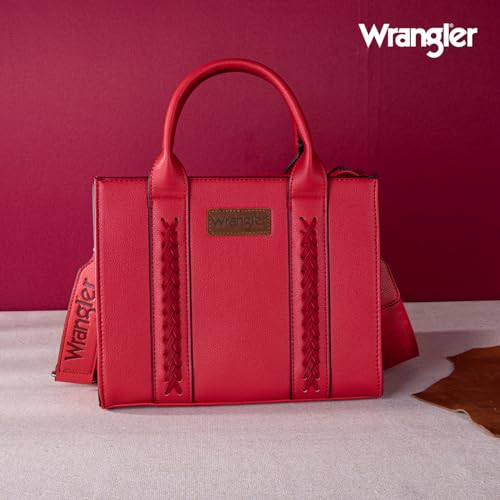 Image of Wrangler Tote Bag for Women Designer Satchel Handbags Top-handle Purses with Strap