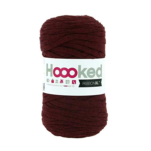 Hoooked RibbonXL - Filato per nastrino (Maroon
