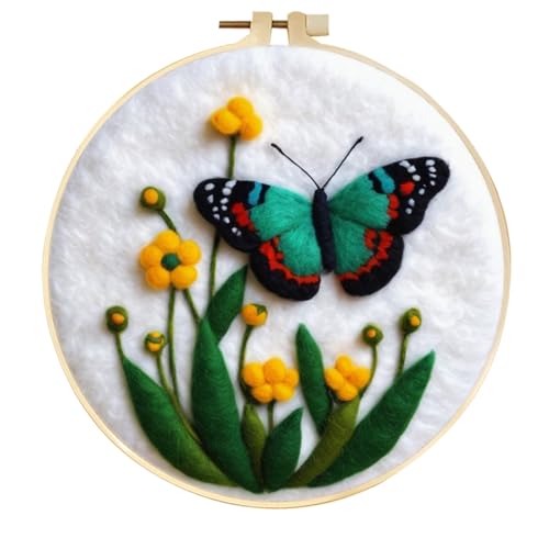 Kit de fieltro de aguja para adultos ideal para relajarse en casa pintando insectos