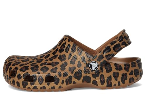 Crocs Unisex Classic Graphic Clogs Sepia/Leopard4