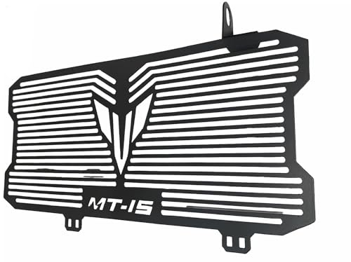 Image of Vagary Stainless Steel Motorcycle Radiator Guard Protector Grill for MT15 (Black)