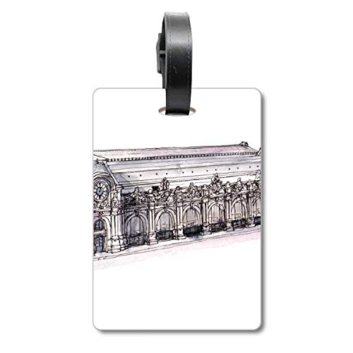 Étiquette de voyage Musée d'Orsay Paris porte-adresse de valise étanche