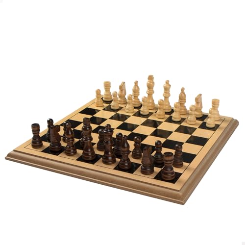 ColorBaby 43635 - Ajedrez de madera, Pequeño, 30 x 30 cm